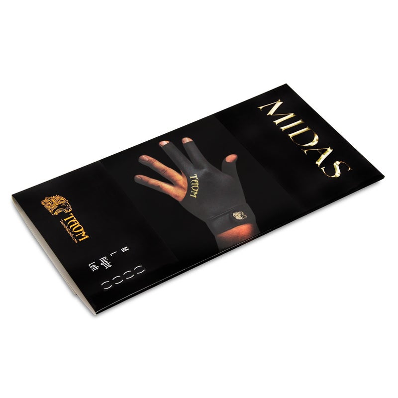 TAOM Midas Ultra Silky Thin Billiards Pool Cue Gloves Left Bridge Glove for Right Handed Player Size Medium (M) - Image 4